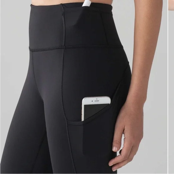 Lululemon Fast and Free High-Rise 7/8 Tight II Nulux 25" Tight size 8 black - Picture 7 of 16